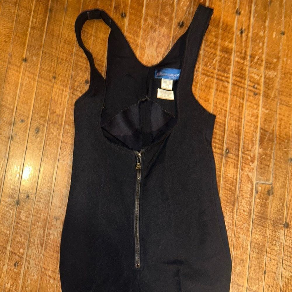 Obermeyer vintage black 10L stirrrup ski gorpcore wool overalls